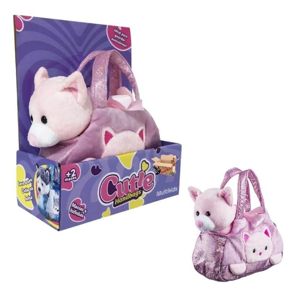 Bicho Ursinho De Pelúcia Bolsa Cutie Handbags - Multikids