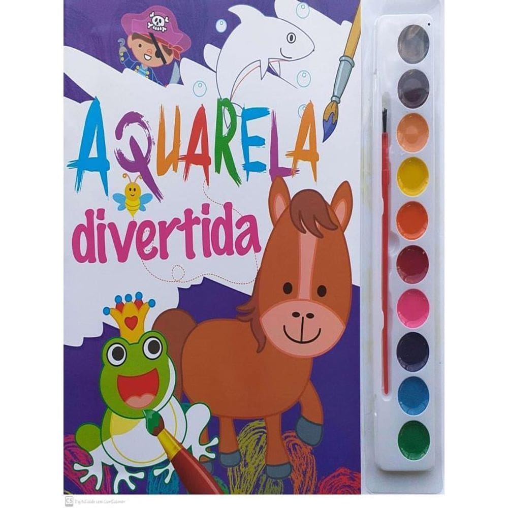 Aquarela Divertida - Roxo
