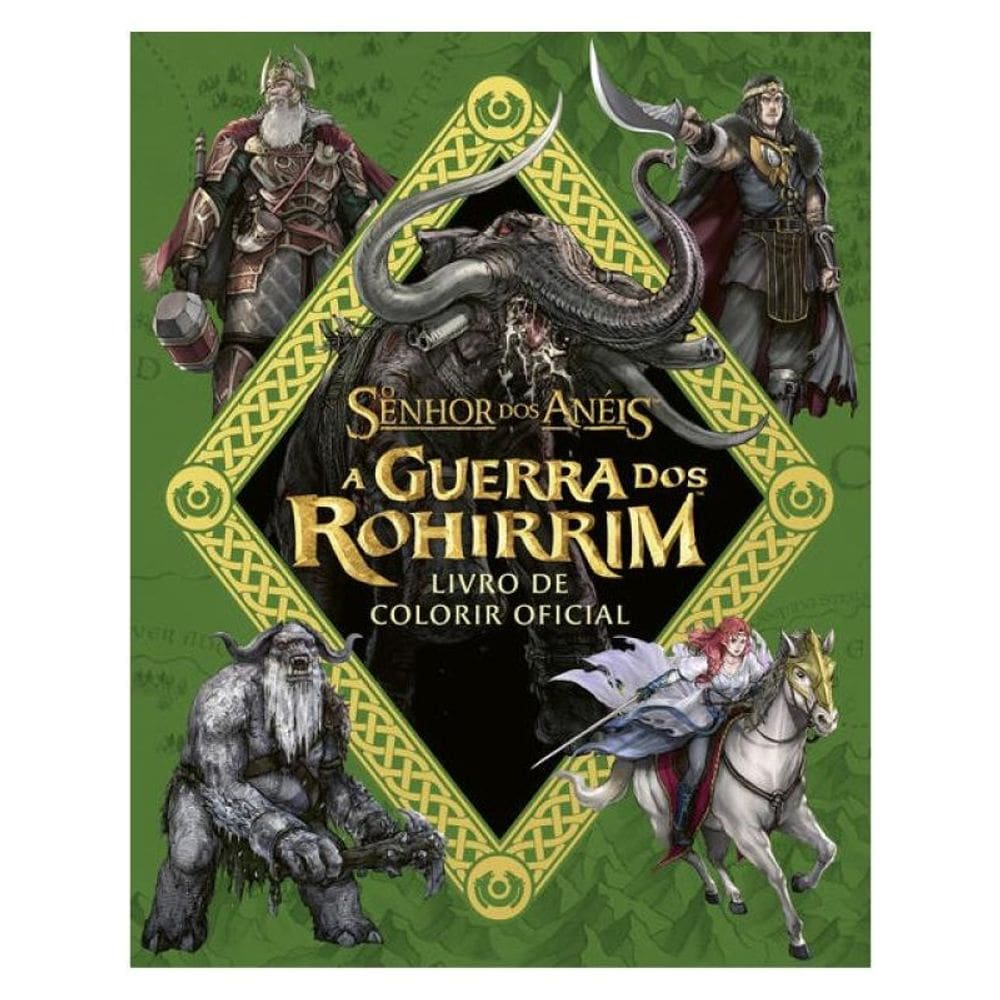 O Senhor Dos Anéis: A Guerra Dos Rohirrim – Livro De Colorir Oficial Do Filme&Nbsp;De Kenji Kamiyama