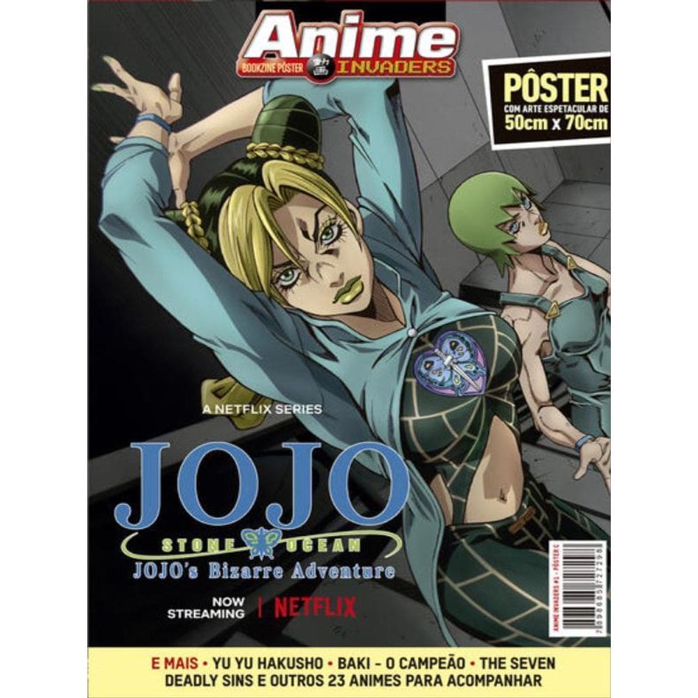 Superpôster Anime Invaders - Jojo´S Bizarre Adventure Stone Ocean