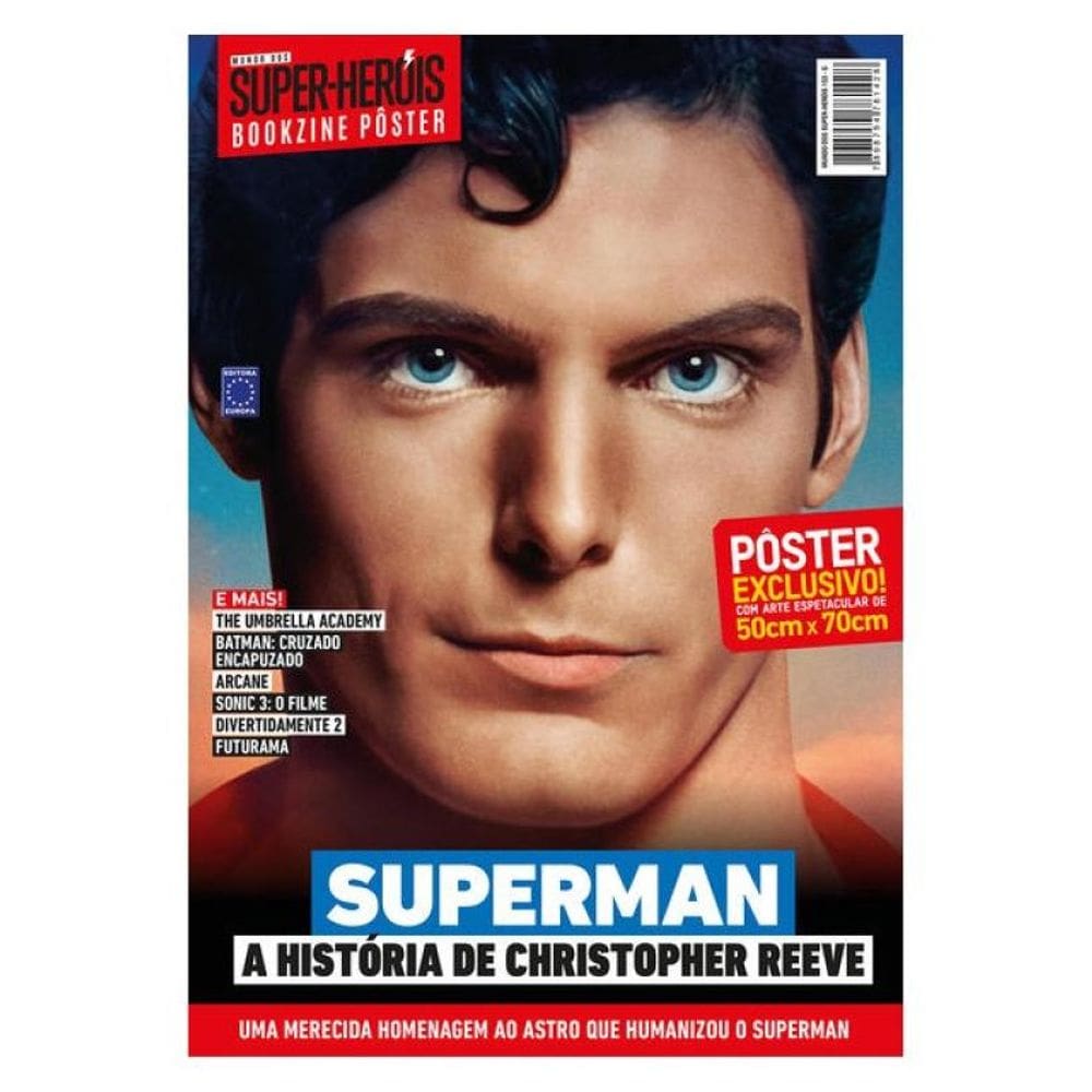 Superpôster Mundo Dos Super-Heróis - Superman: Christopher Reeve