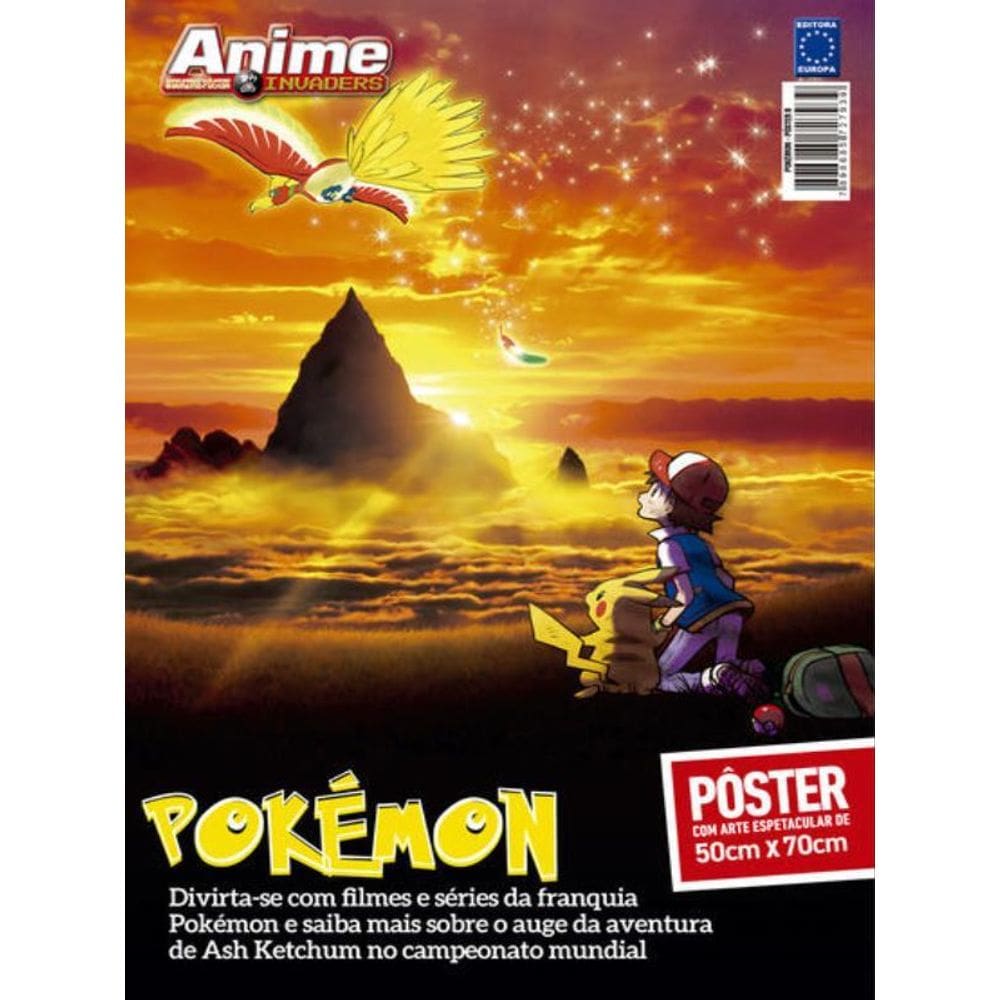 Superpôster Anime Invaders - Pokémon - Arte B - O Filme: Eu Escolho Você