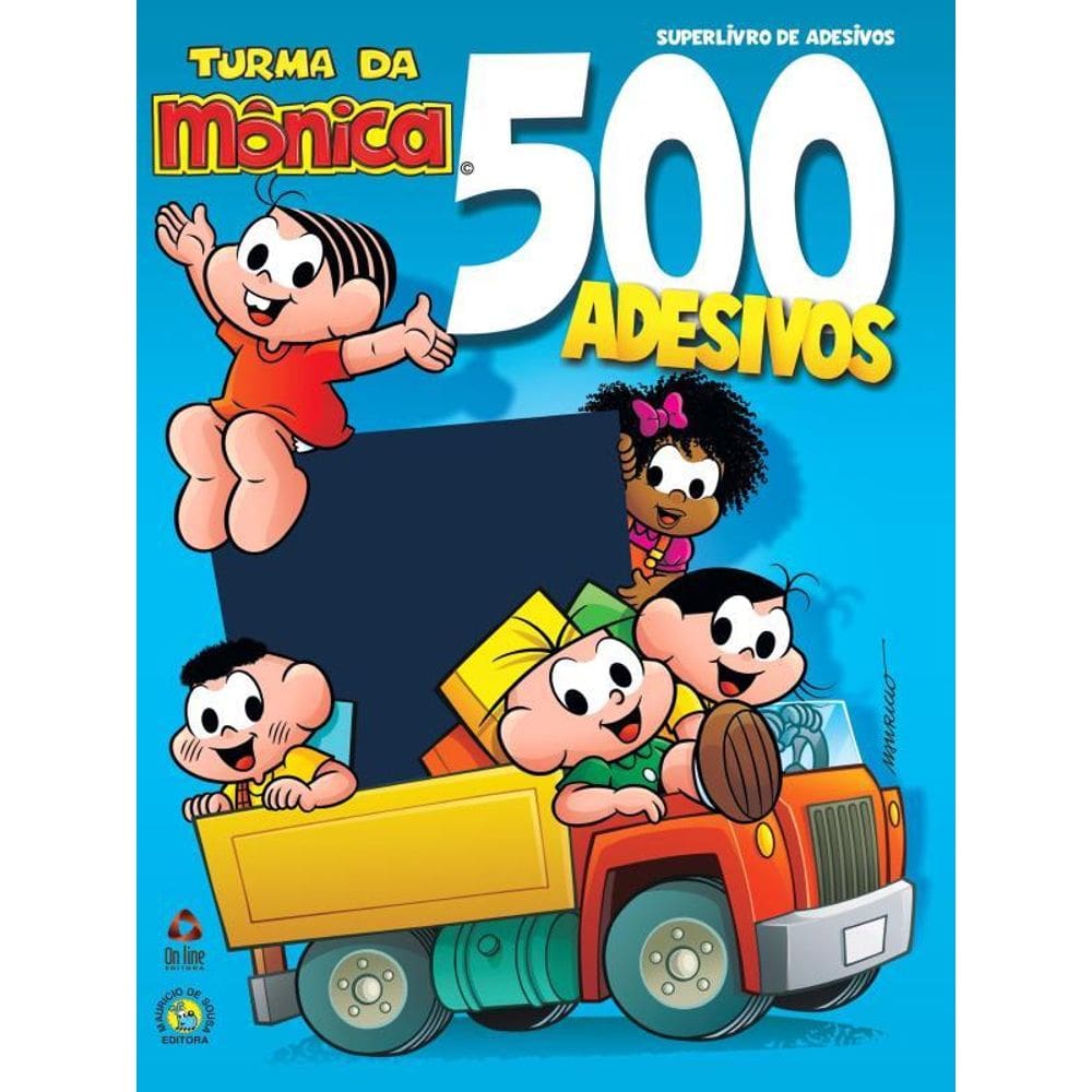 Turma Da Mônica Superlivro De Adesivos