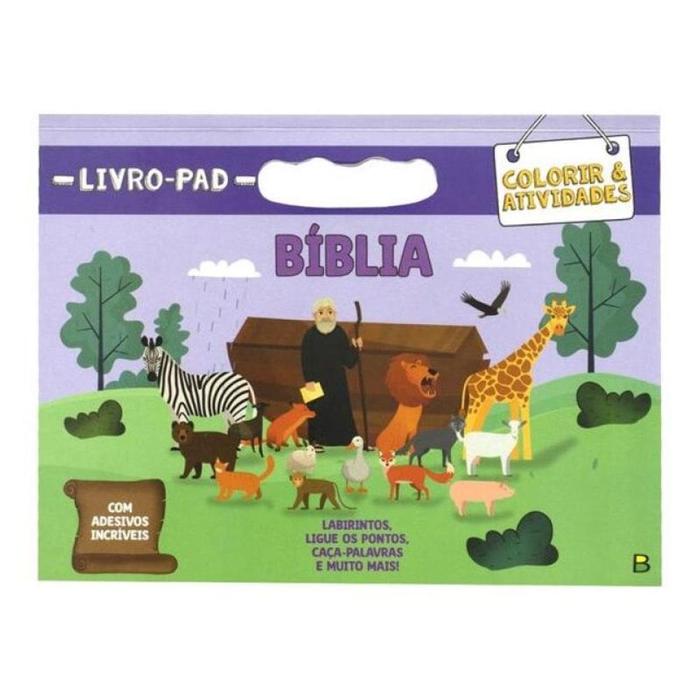 Livro-Pad Colorir & Atividades: Bíblia