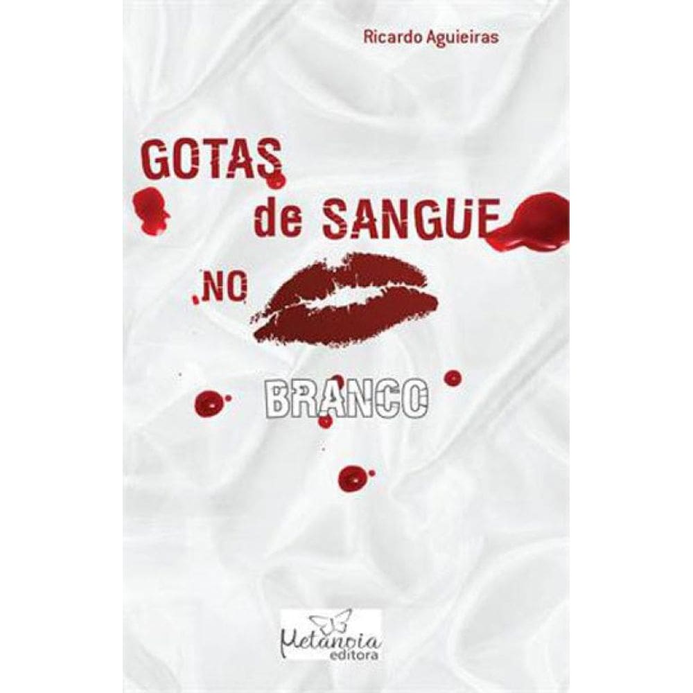 Gotas De Sangue No Branco