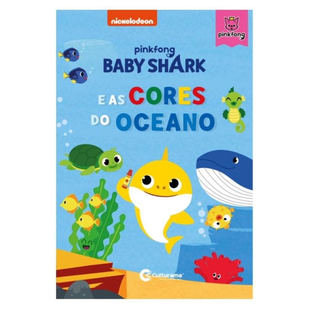 Pop Capa Dura - Baby Shark E As Cores Do Oceano