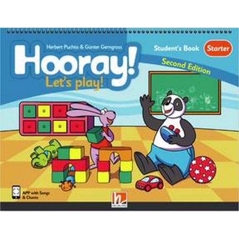 Hooray! Let`S Play! Starter - Student`S Book - E-Zonekids, App, Stickers - Second Edition