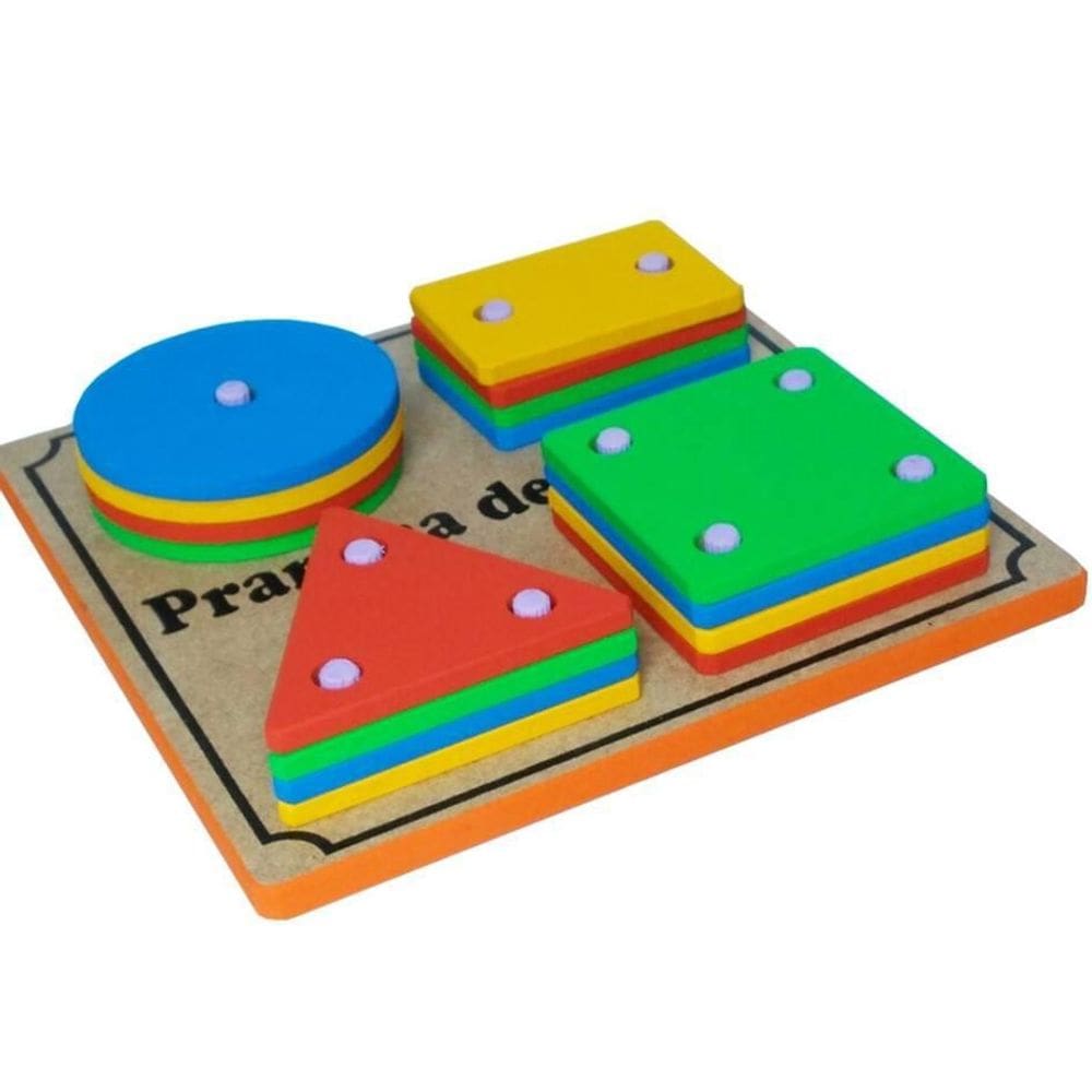 Brinquedo Educativo Prancha De Seleção Em Madeira