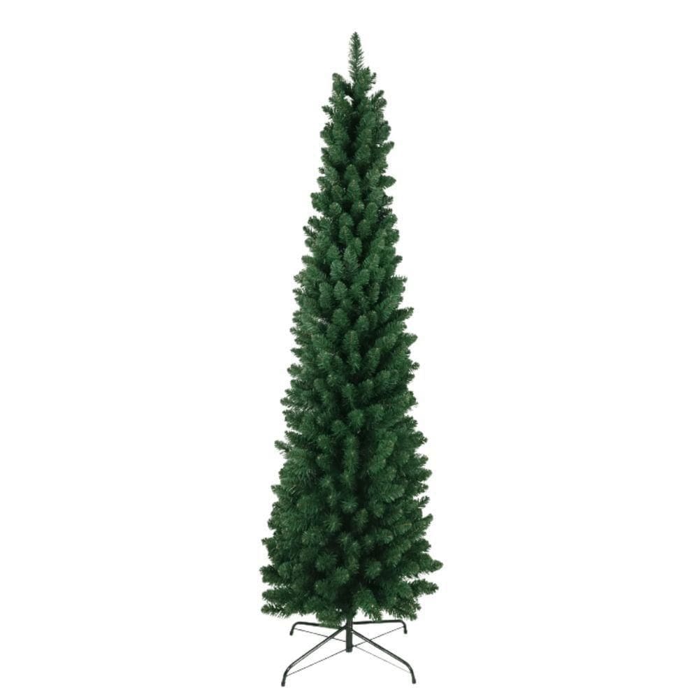 Árvore Natal Verde Slim 1.50m De Altura Estrutura De Metal 1.50 Metros
