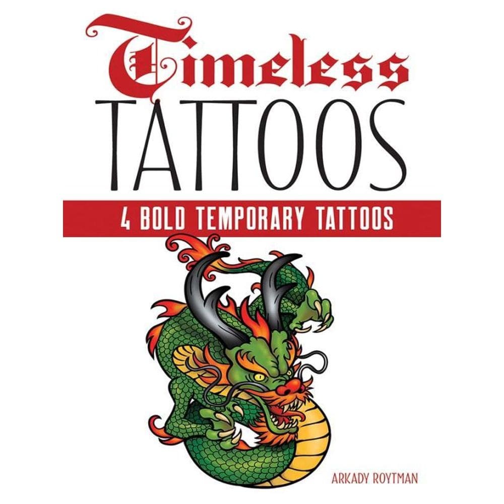 Timeless Tattoos - 4 Bold Temporary Tattoos