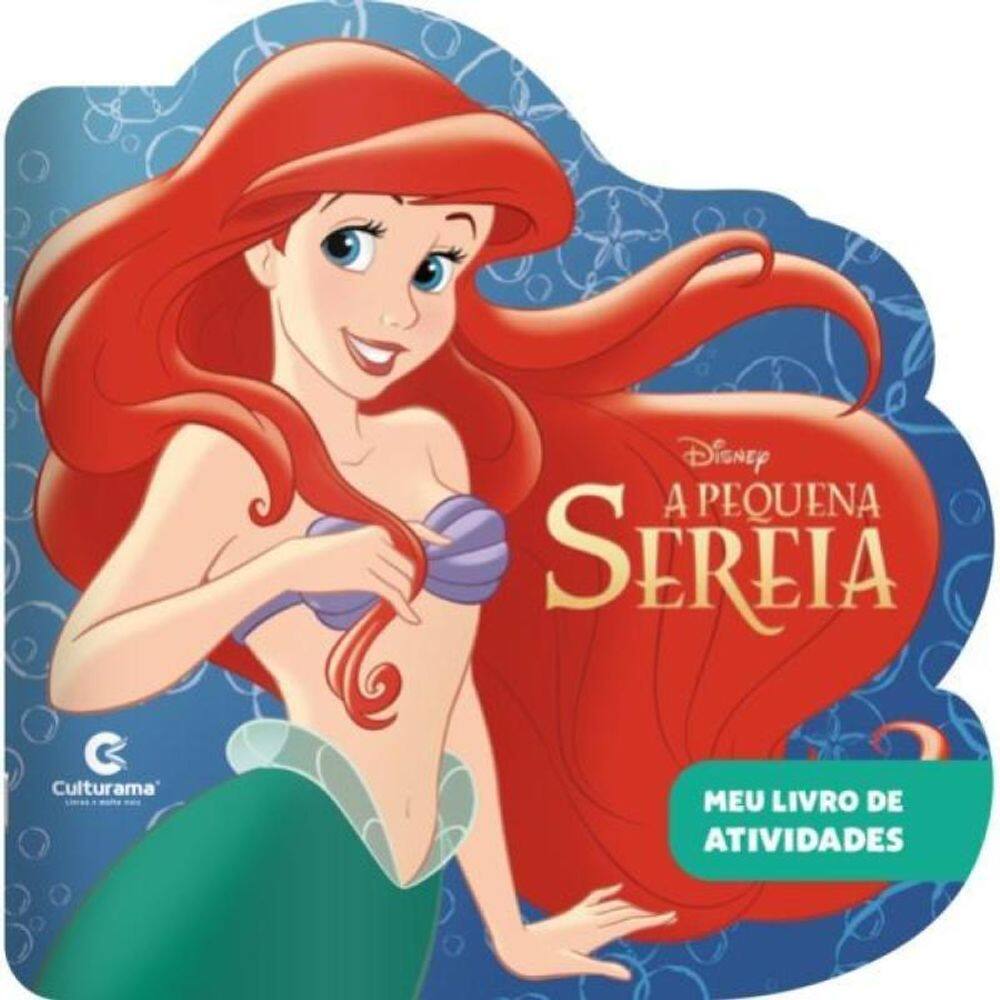 Meu Livro De Atividades Recortado A Pequena Sereia