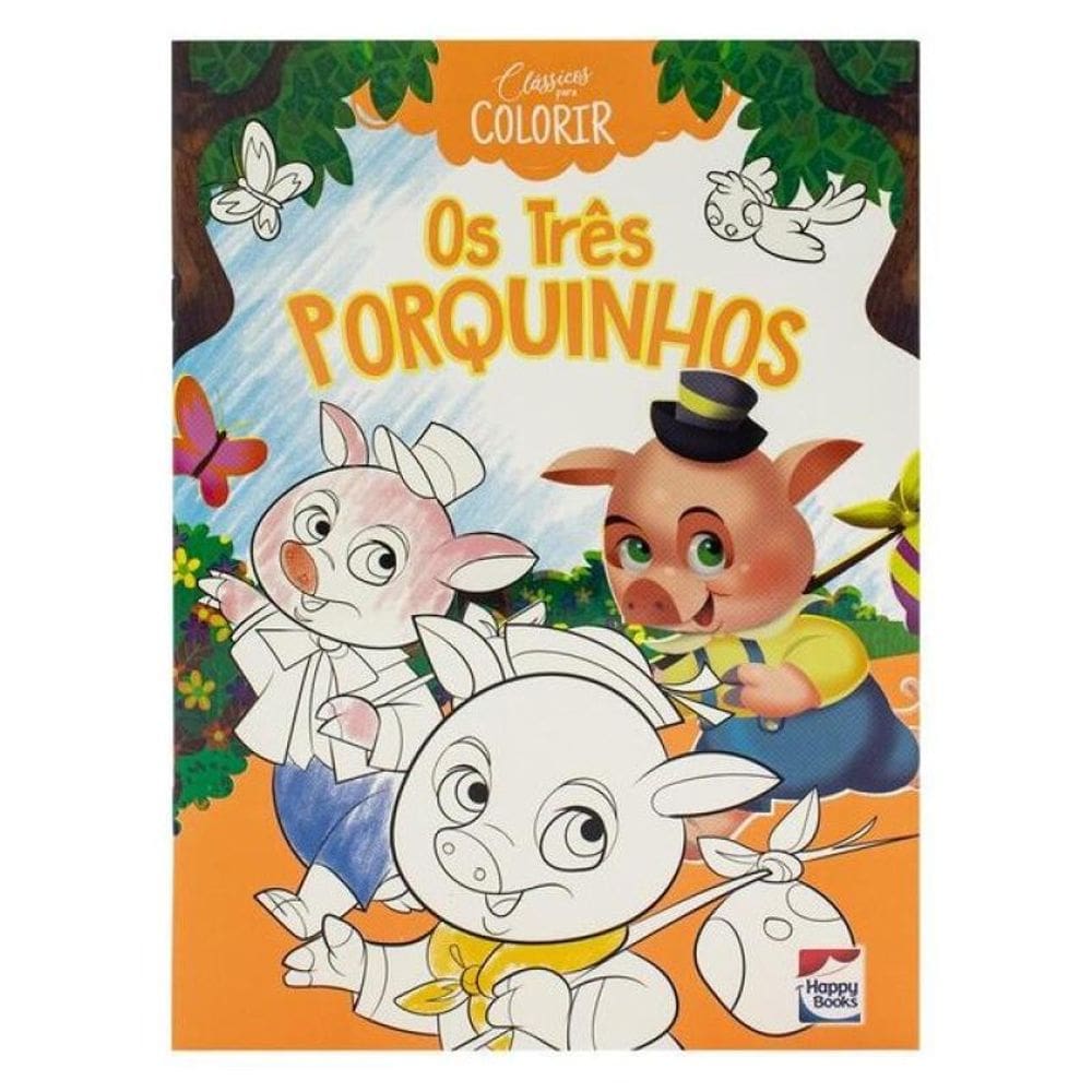 Clássicos Para Colorir: Os Três Porquinhos