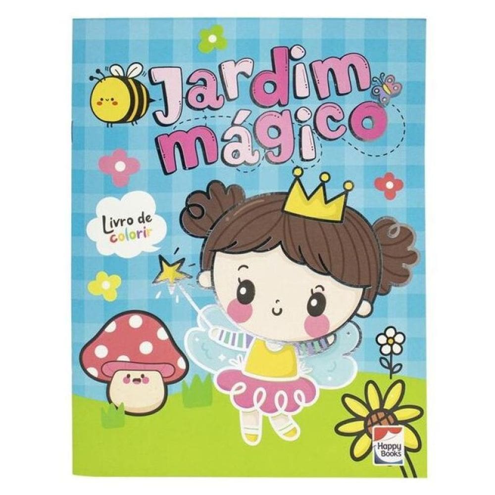 Mundo Da Fantasia: Jardim Mágico Para Colorir