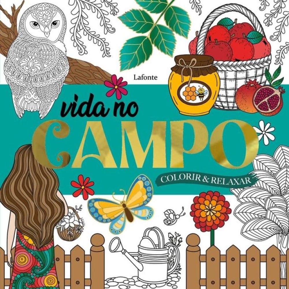 Vida No Campo - Colorir E Relaxar