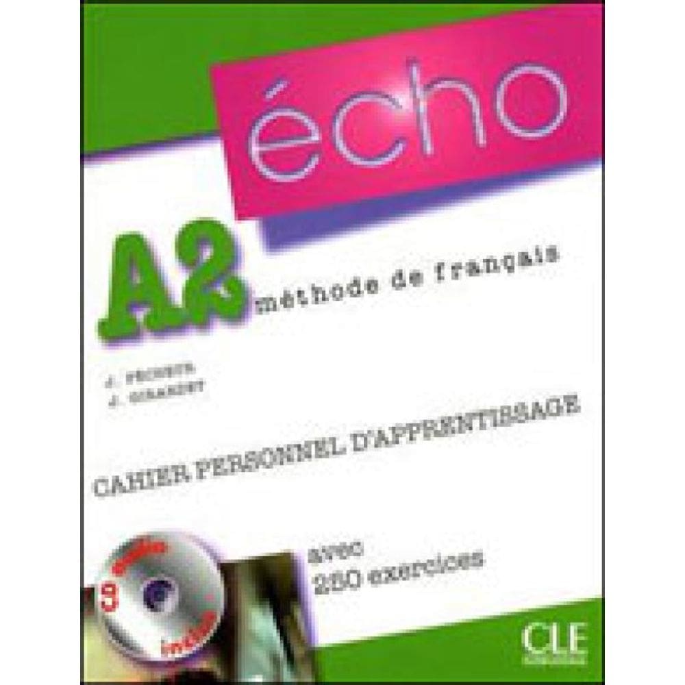 Echo A2 Cahier Personnel D`Apprentissage + Cd + Corriges