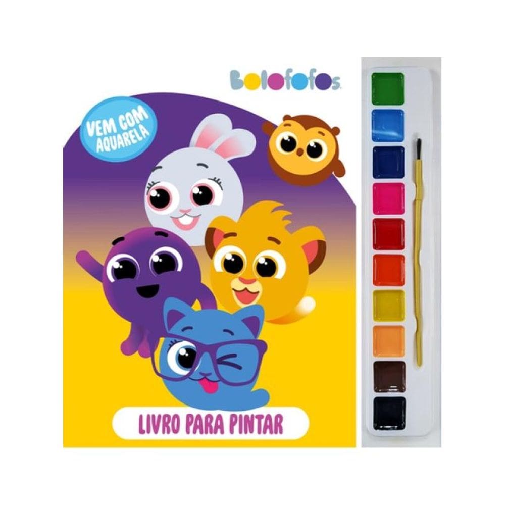 Bolofofos Livro Para Pintar Com Aquarela