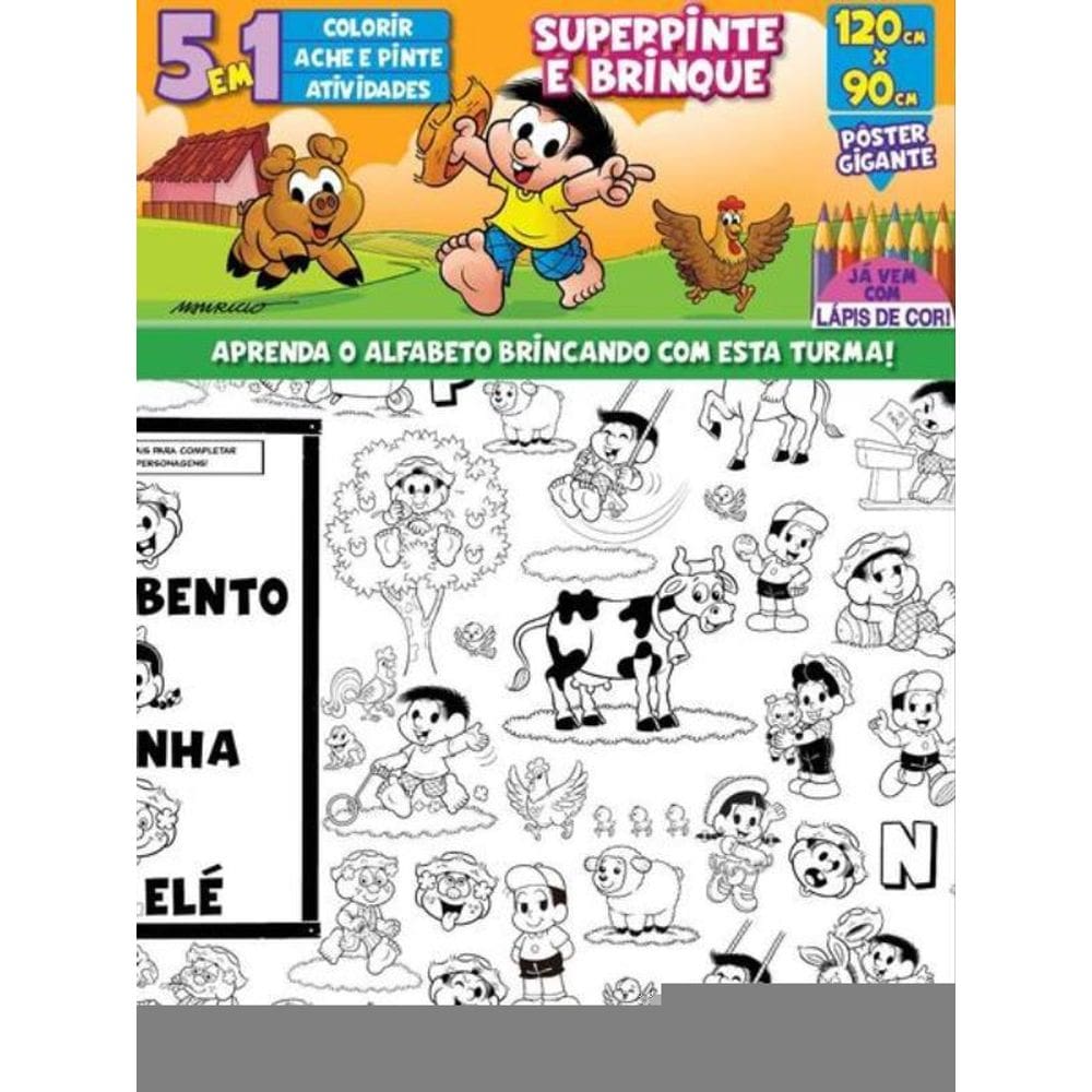 Turma Do Chico Bento - Super Pinte E Brinque