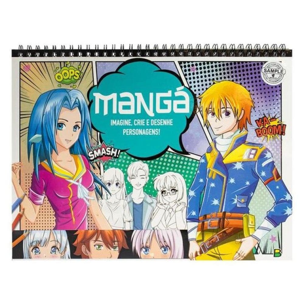 Mangá - Imagine E Crie: Azul