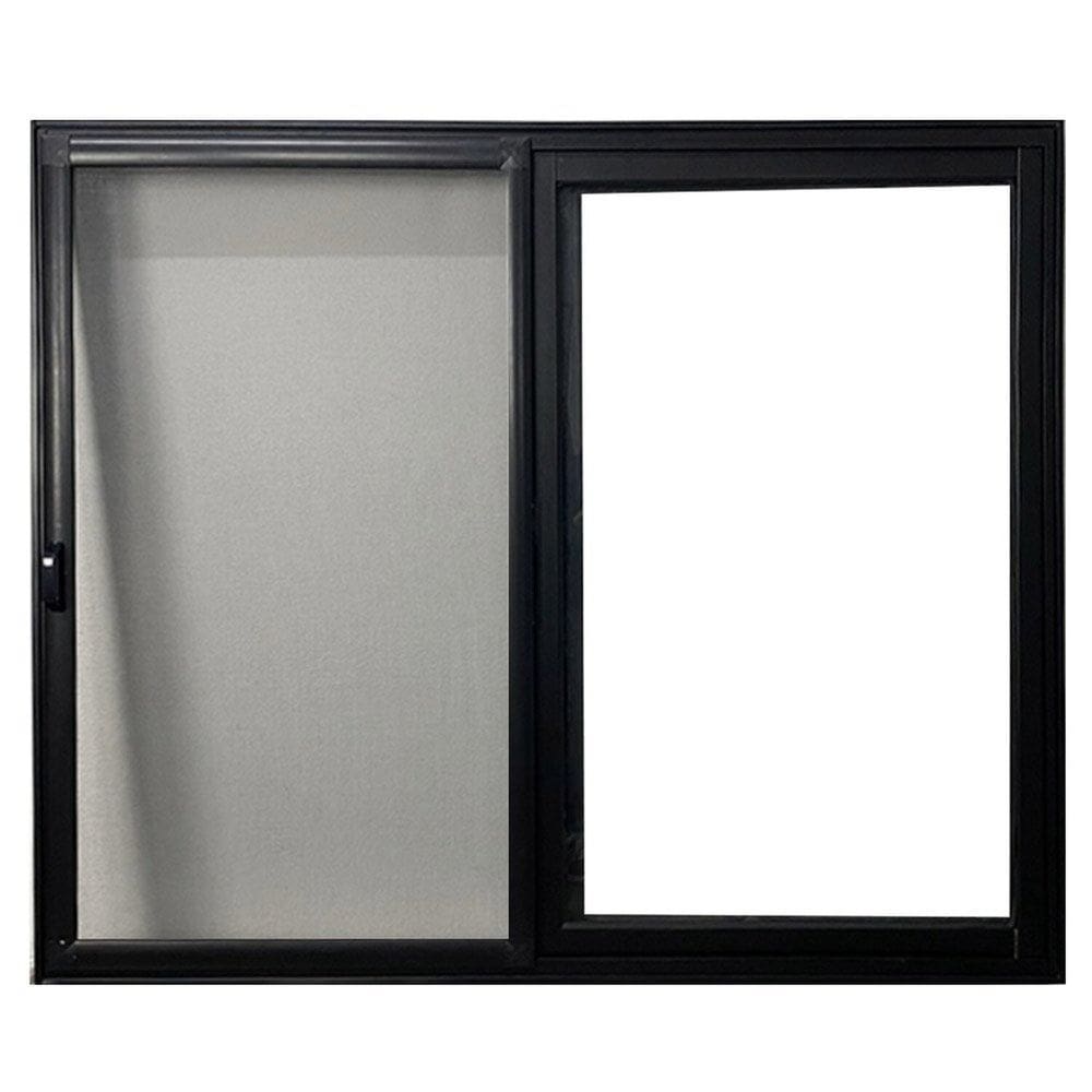 Janela Vitro 2 Folhas de Correr Tela Mosquiteira Alumínio 100x150 Preto