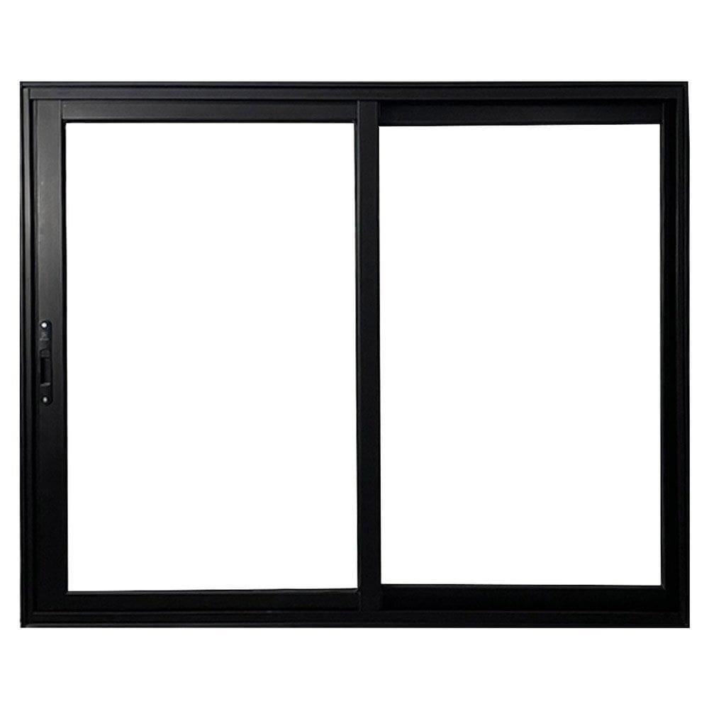 Janela Vitro 2 Folhas de Correr de Alumínio Linha 25 120cm x 150cm Preto