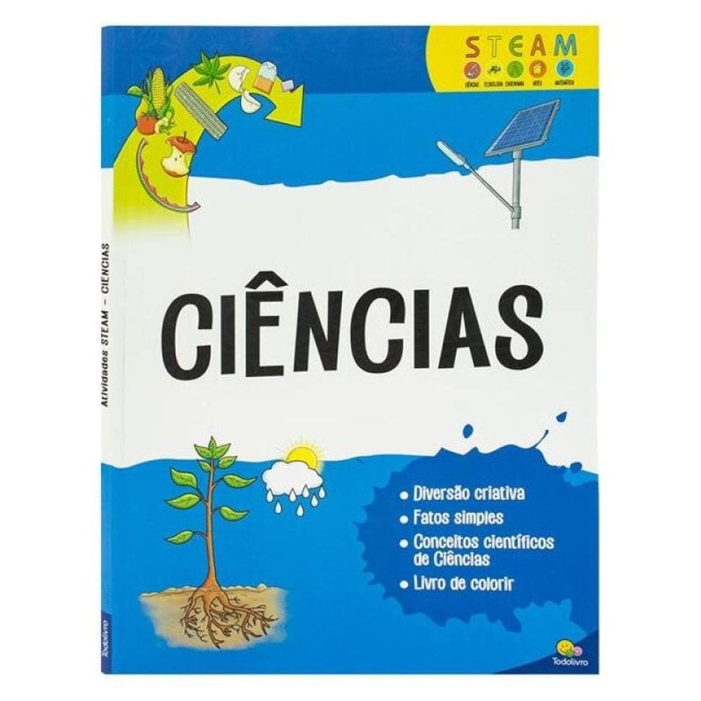 Livro De Colorir Infantil - Ciências