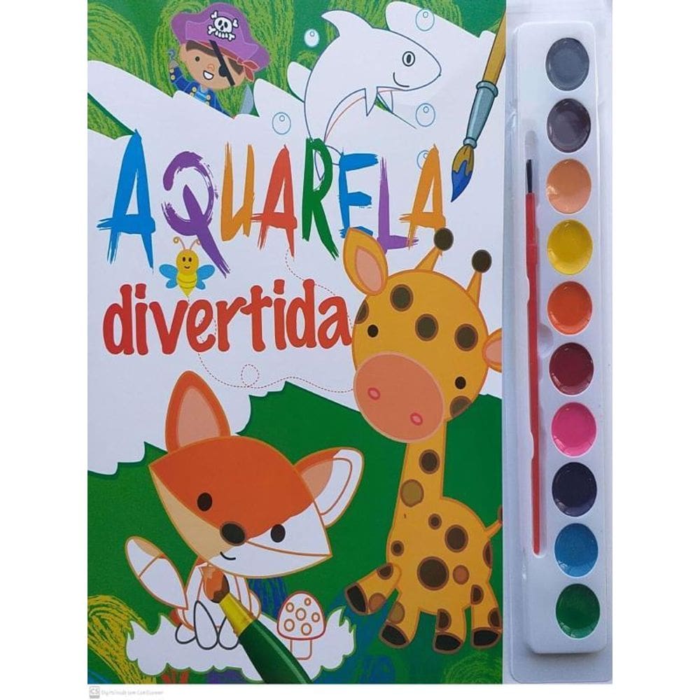 Aquarela Divertida - Verde