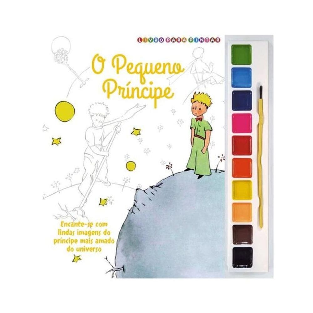 O Pequeno Príncipe Livro Para Pintar Com Aquarela
