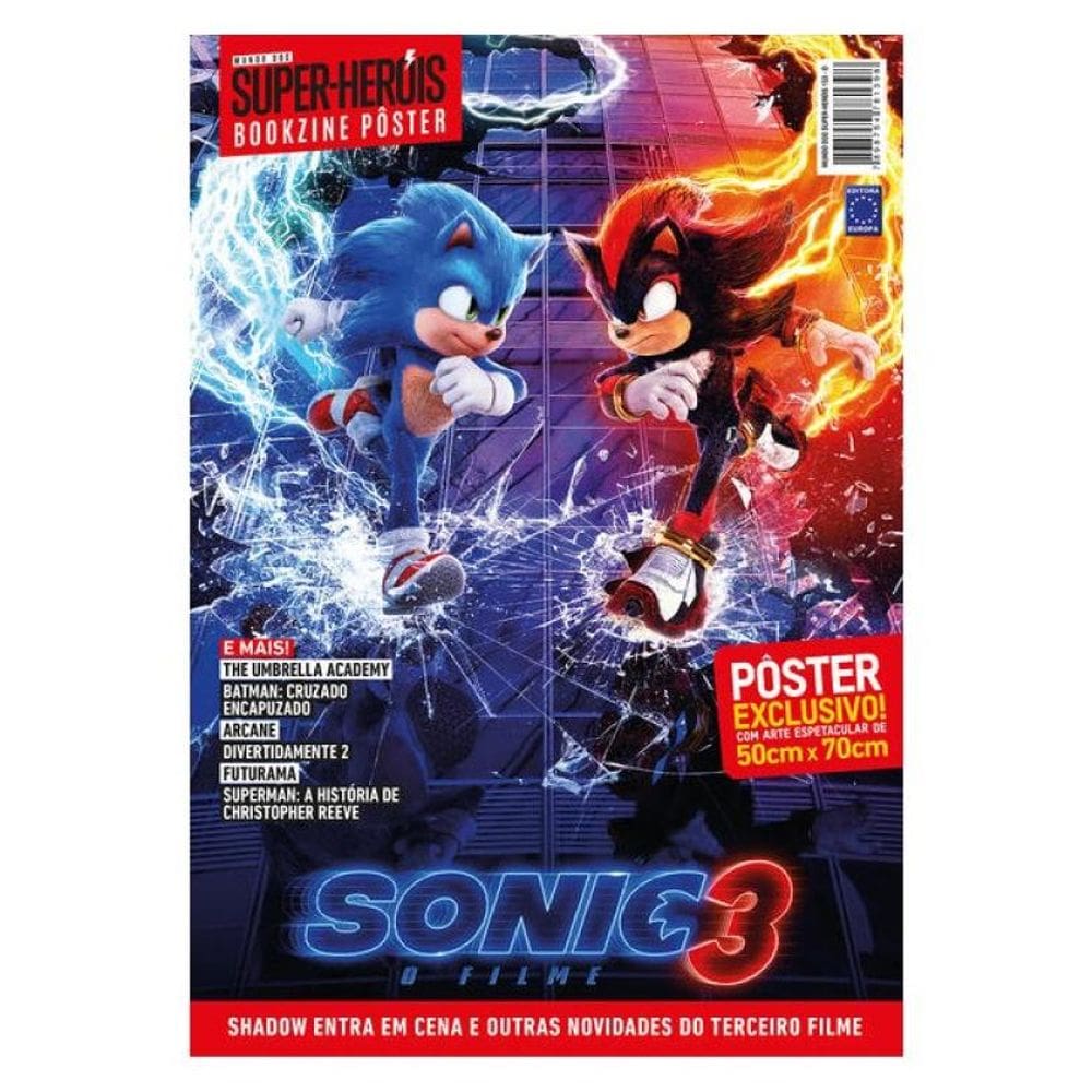 Superpôster Mundo Dos Super-Heróis - Sonic 3