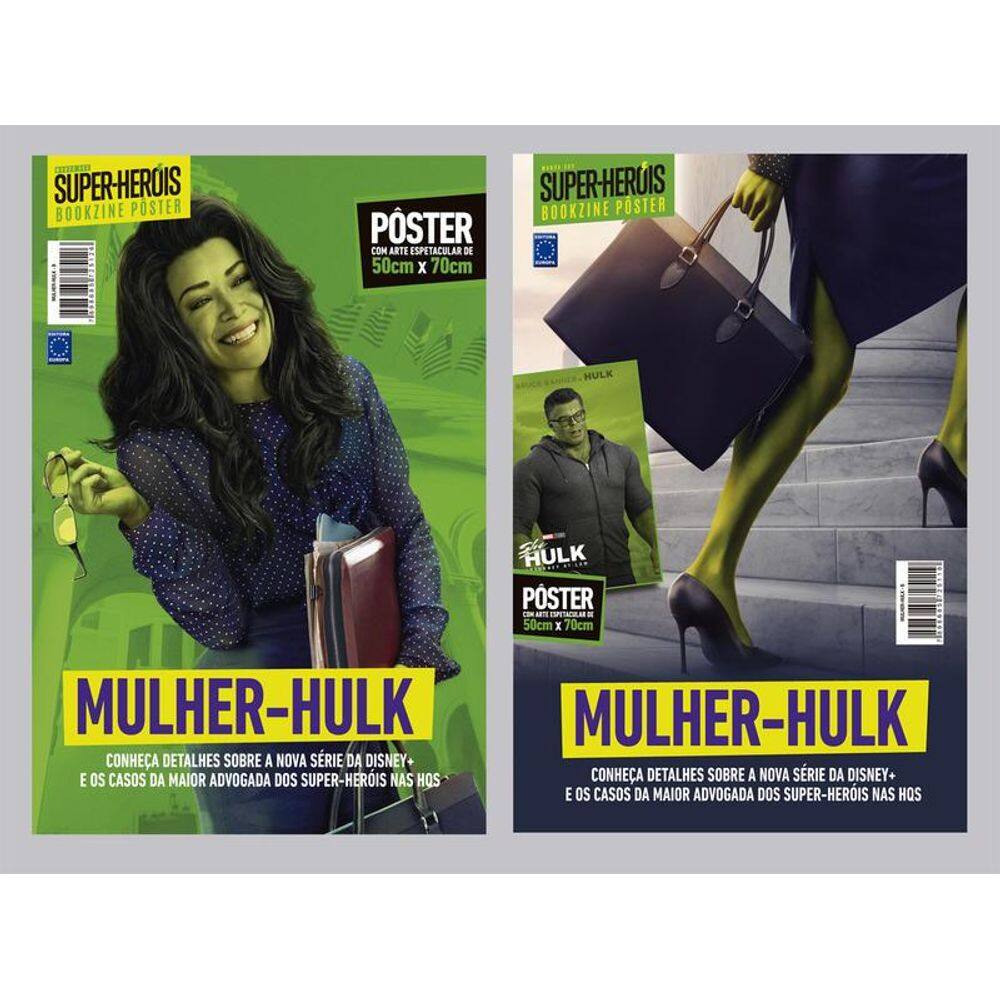 Superpôster Mundo Dos Super-Heróis - Mulher-Hulk - Arte A + B