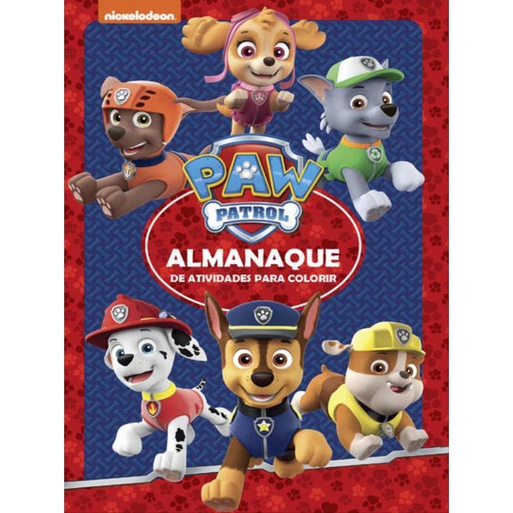 Patrulha Canina Almanaque De Atividades Para Colorir