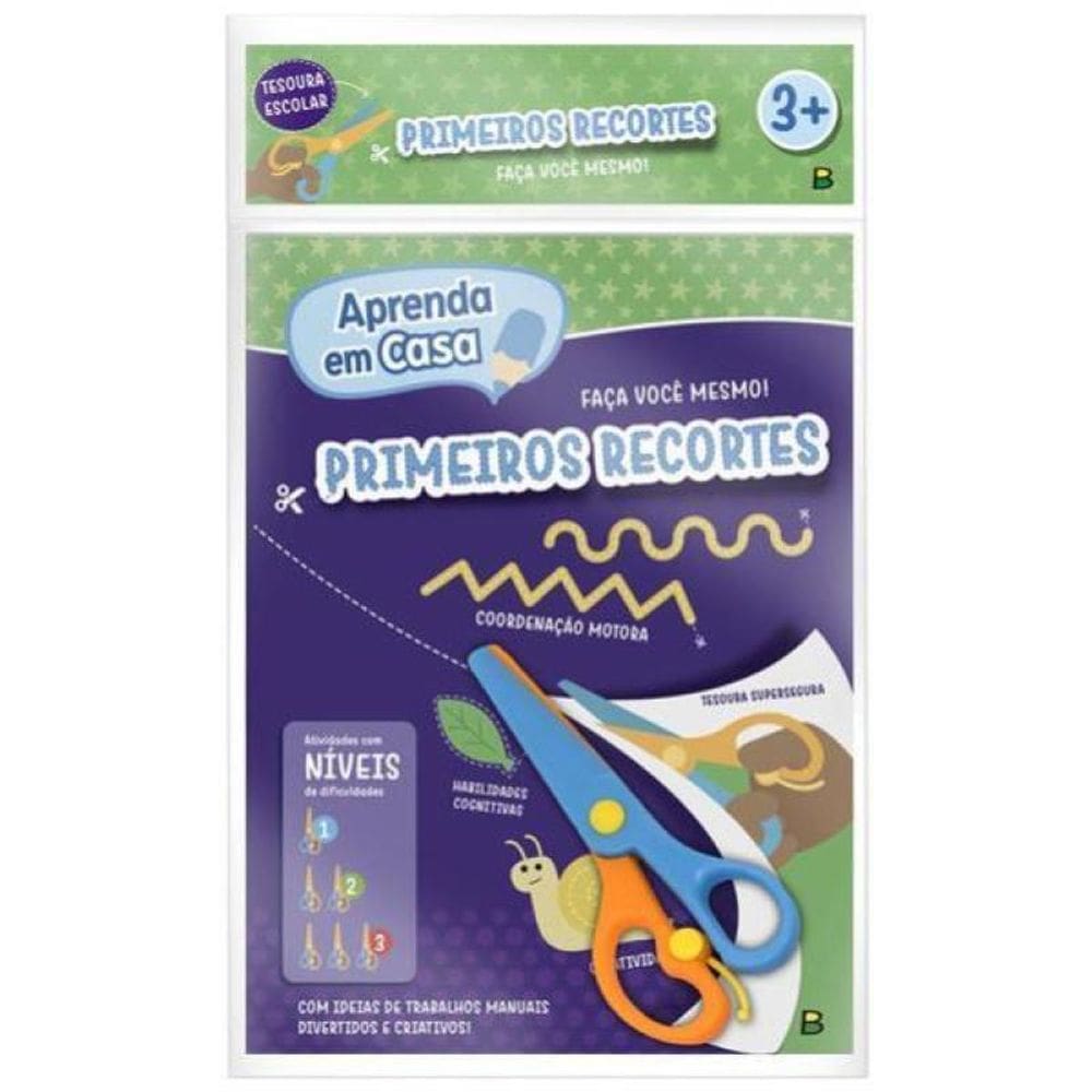 Aprenda Em Casa Livro-Kit Primeiros Recortes (G)