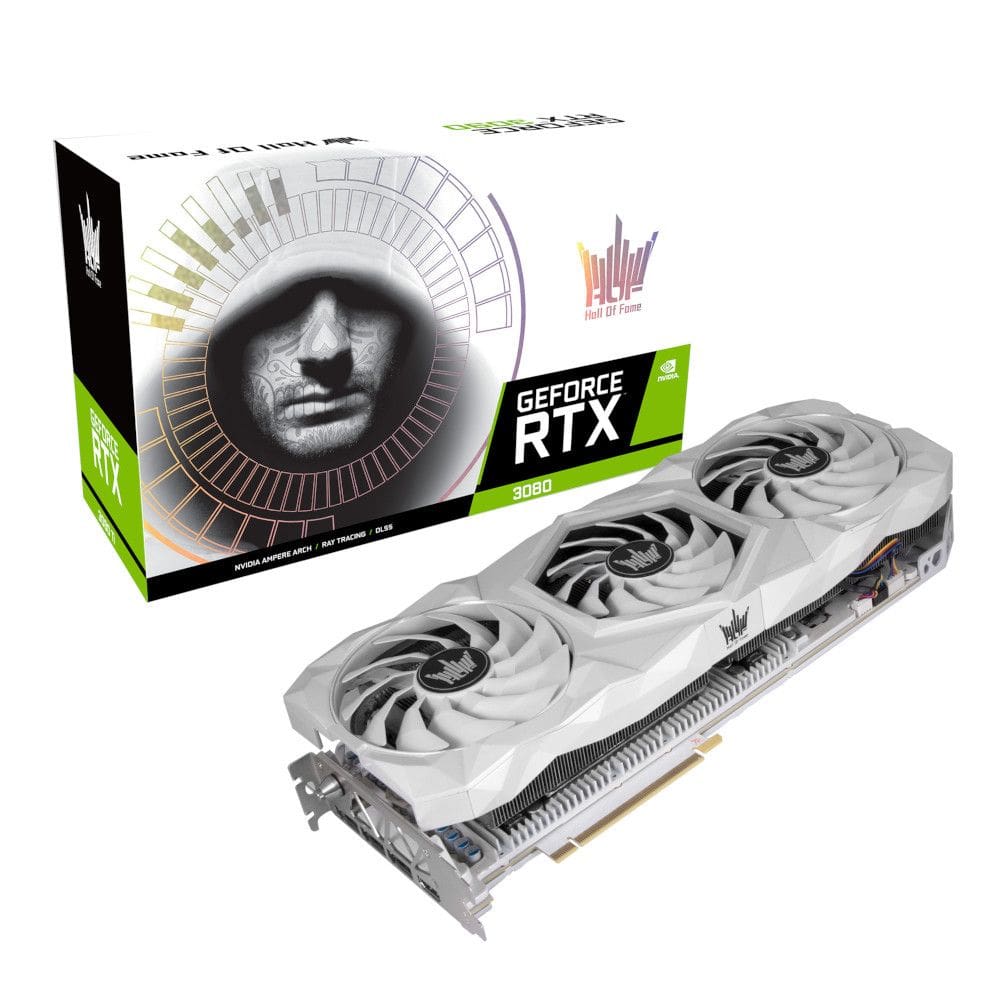 Placa de Vídeo Galax GeForce RTX 3080 HOF LHR 10GB 320Bit GDDR6X 38NWM3MD3BJJ