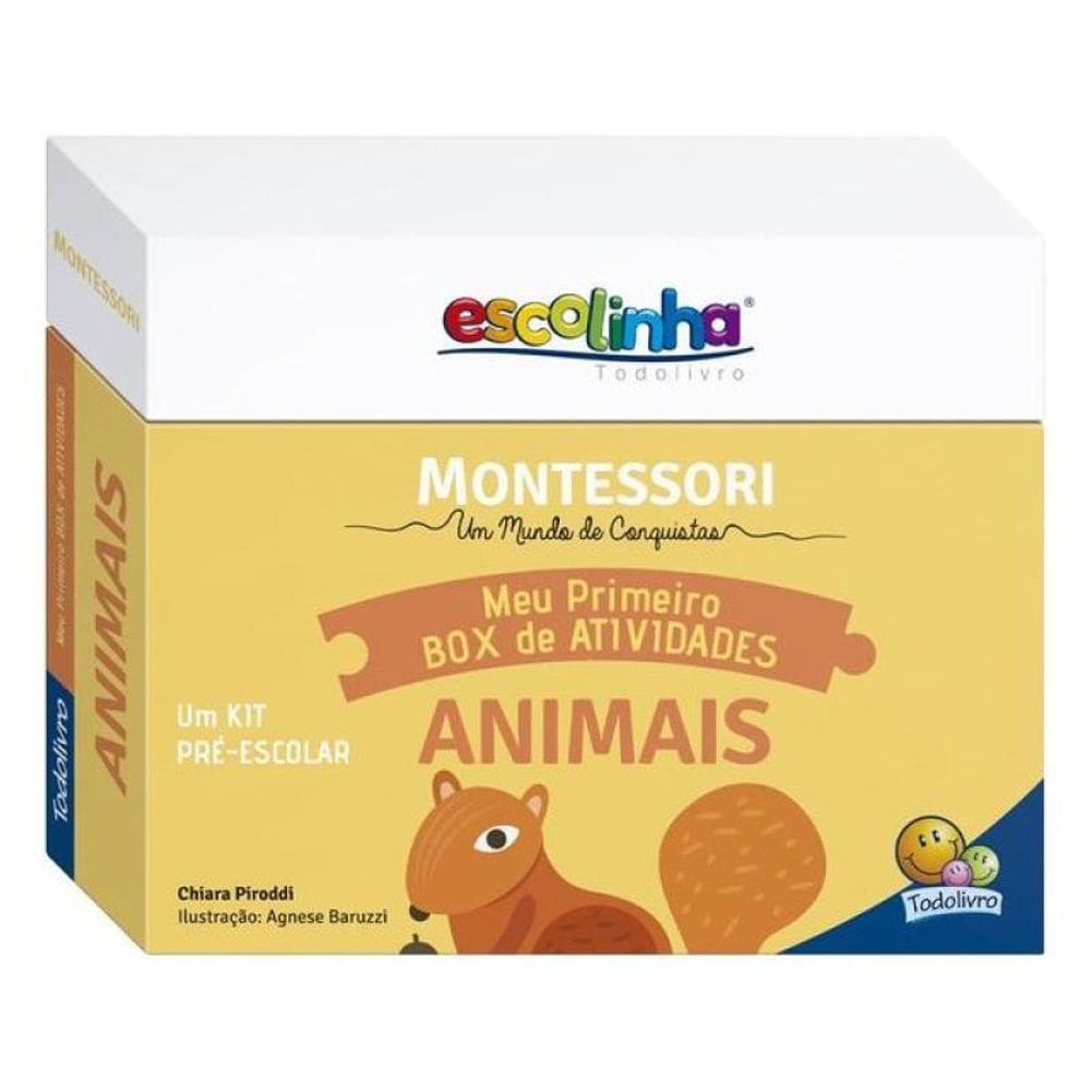 Escolinha Montessori Meu P Box De Atividades: Animais (Escolinha)