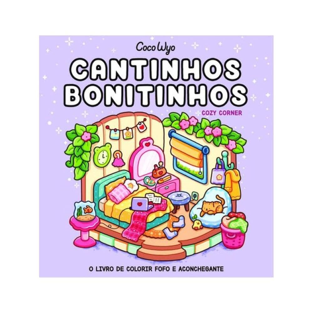 Cantinhos Bonitinhos (Cozy Corner) – Livro De Colorir Coco Wyo