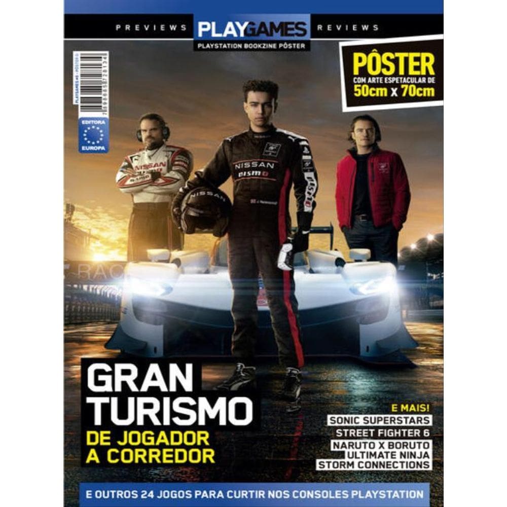 Superpôster Playgames - Gran Turismo: De Jogador A Corredor