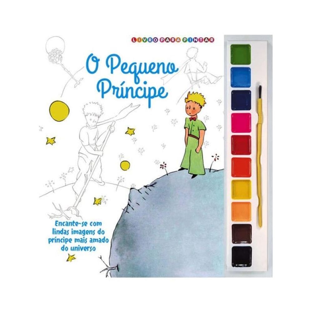 O Pequeno Príncipe Livro Para Pintar Com Aquarela