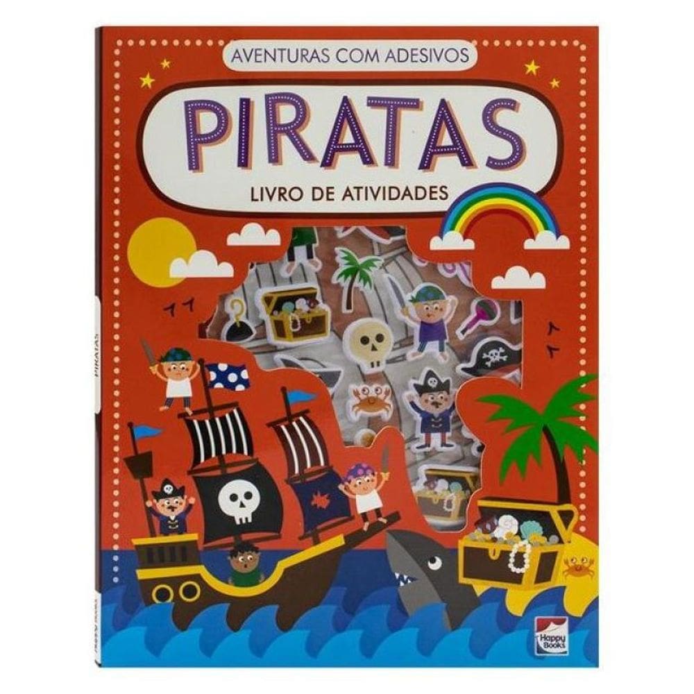 Aventuras Com Adesivos - Livro De Atividades: Piratas