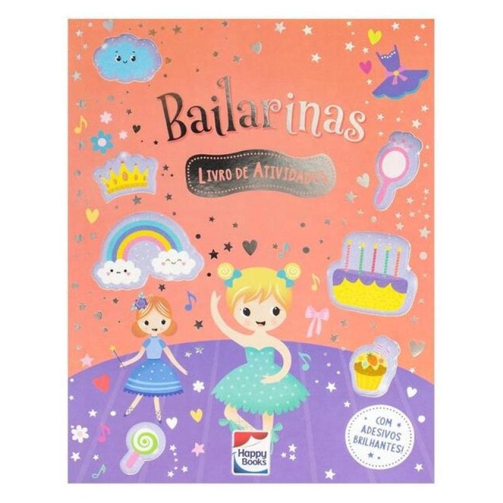 Meu Livro De Adesivos Brilhantes: Bailarinas