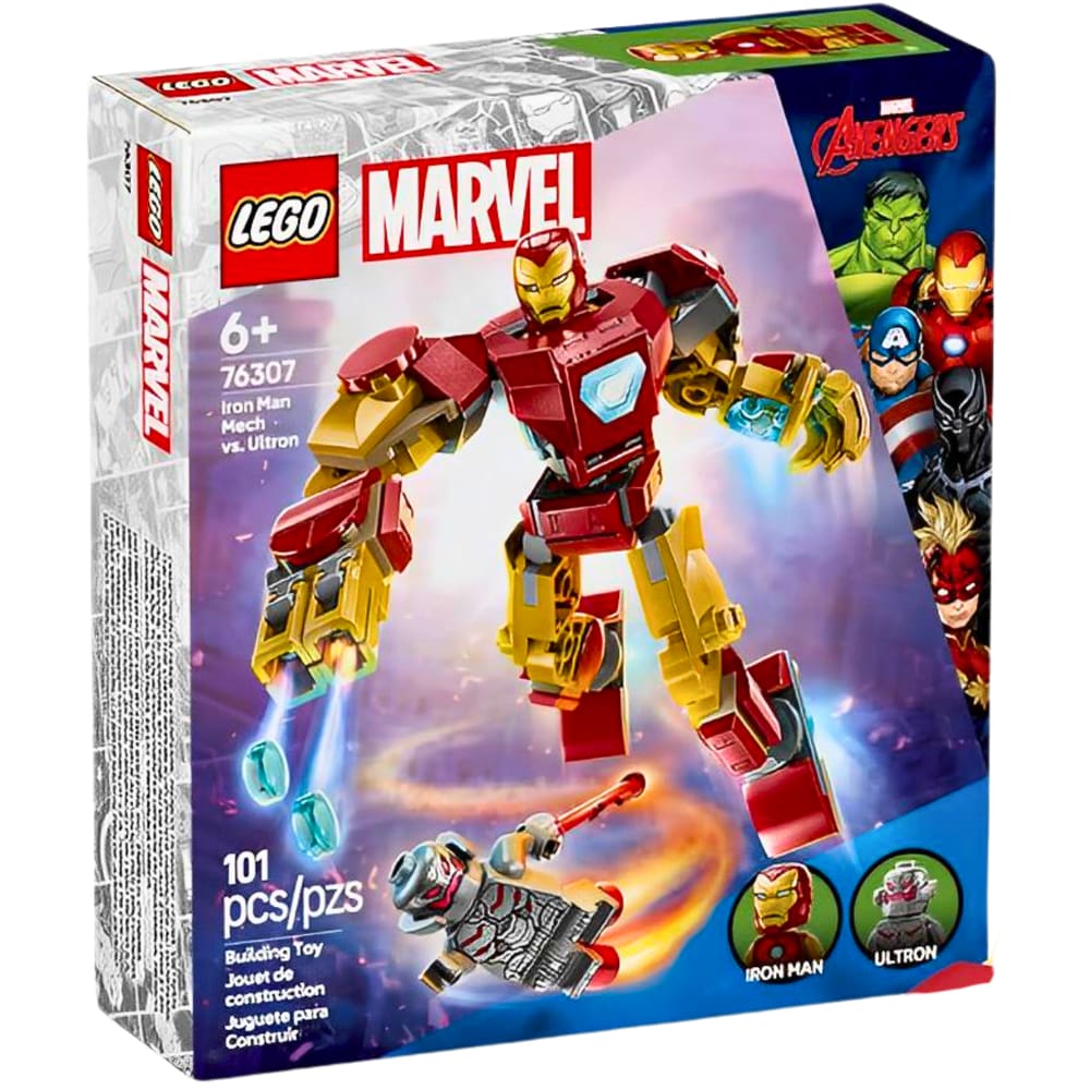 Lego Marvel Robô do Homem de Ferro vs Ultron 76307