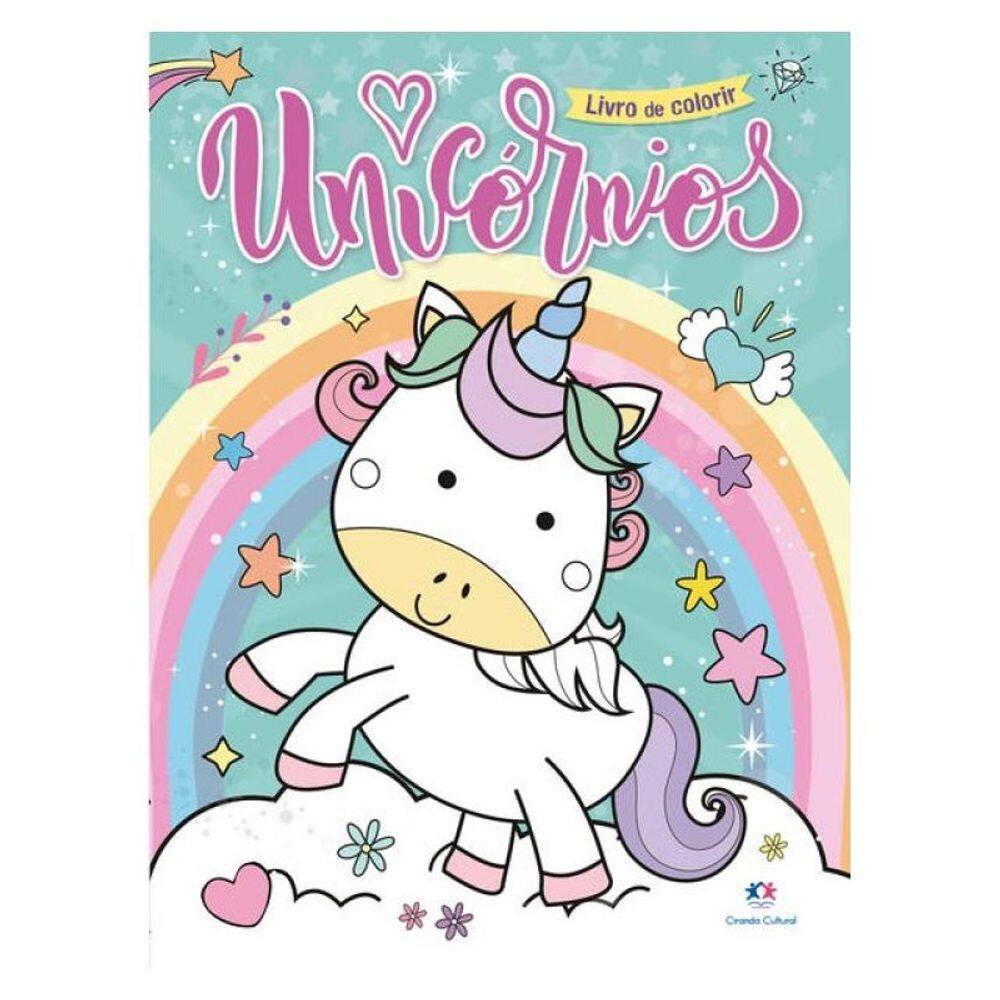 Unicórnios - Livro De Colorir