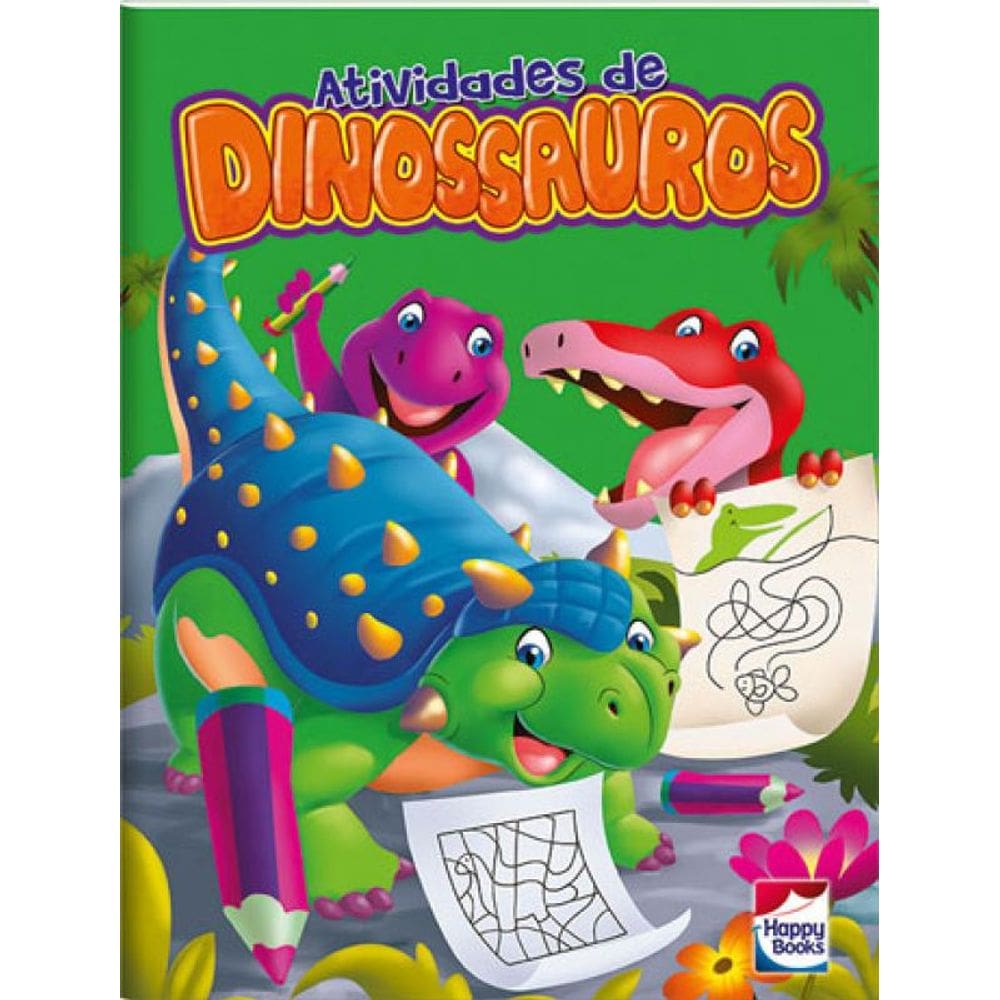 Atividades De Dinossauros: Vol.4