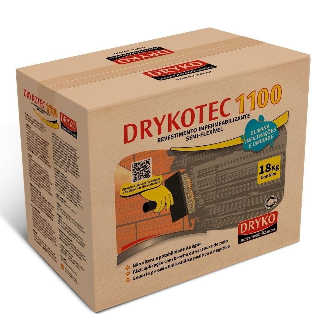 Revestimento Cimentício Impermeabilização 18kg Dryko