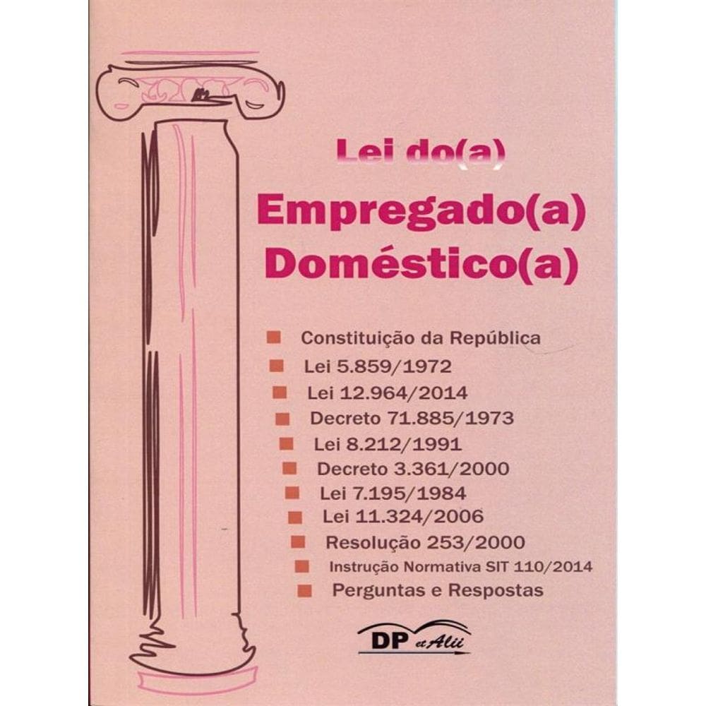 Lei Do(A) Empregado(A) Doméstico(A)