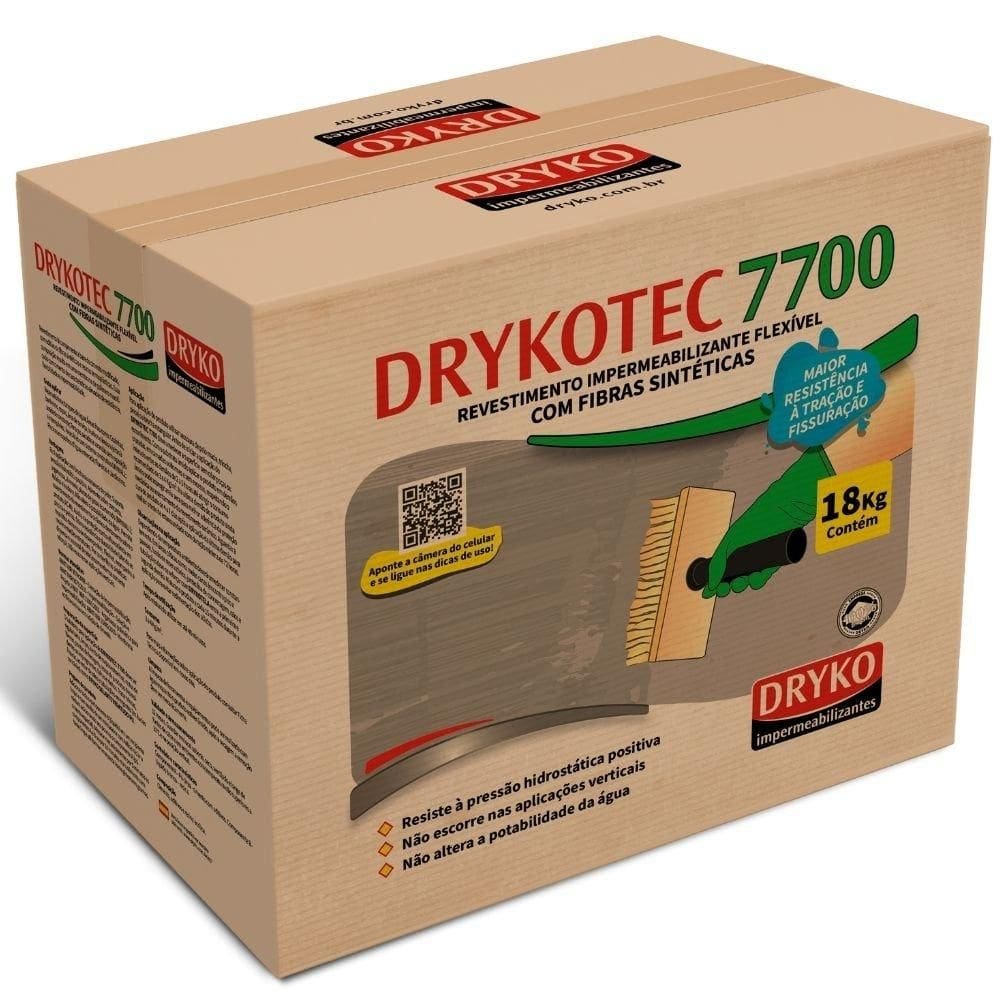Revestimento Argamassa impermeabilização 18Kg Dryko