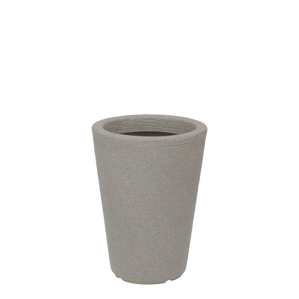 Vaso Terra Cone Fosco 30x40cm Granito Pedra
