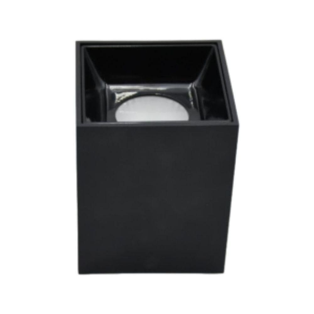 Spot Haut Quadrado Deluxe Avant Preto - 12w 6500k Luz Branca