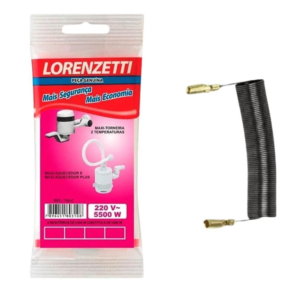 Resistência Lorenzetti 755-c Maxi Aquecedor E Torneira 220v~5500w