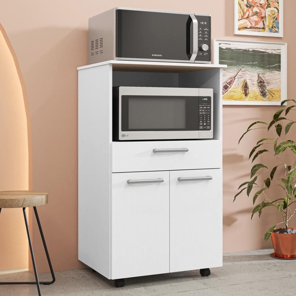 Balcão de Cozinha Duplo Forno 2 Portas e 1 Gaveta Duetto