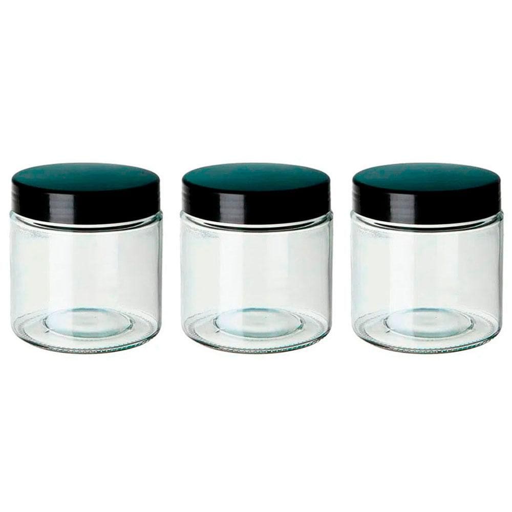 Conjunto com 3 Potes Active 1200ml Cazza