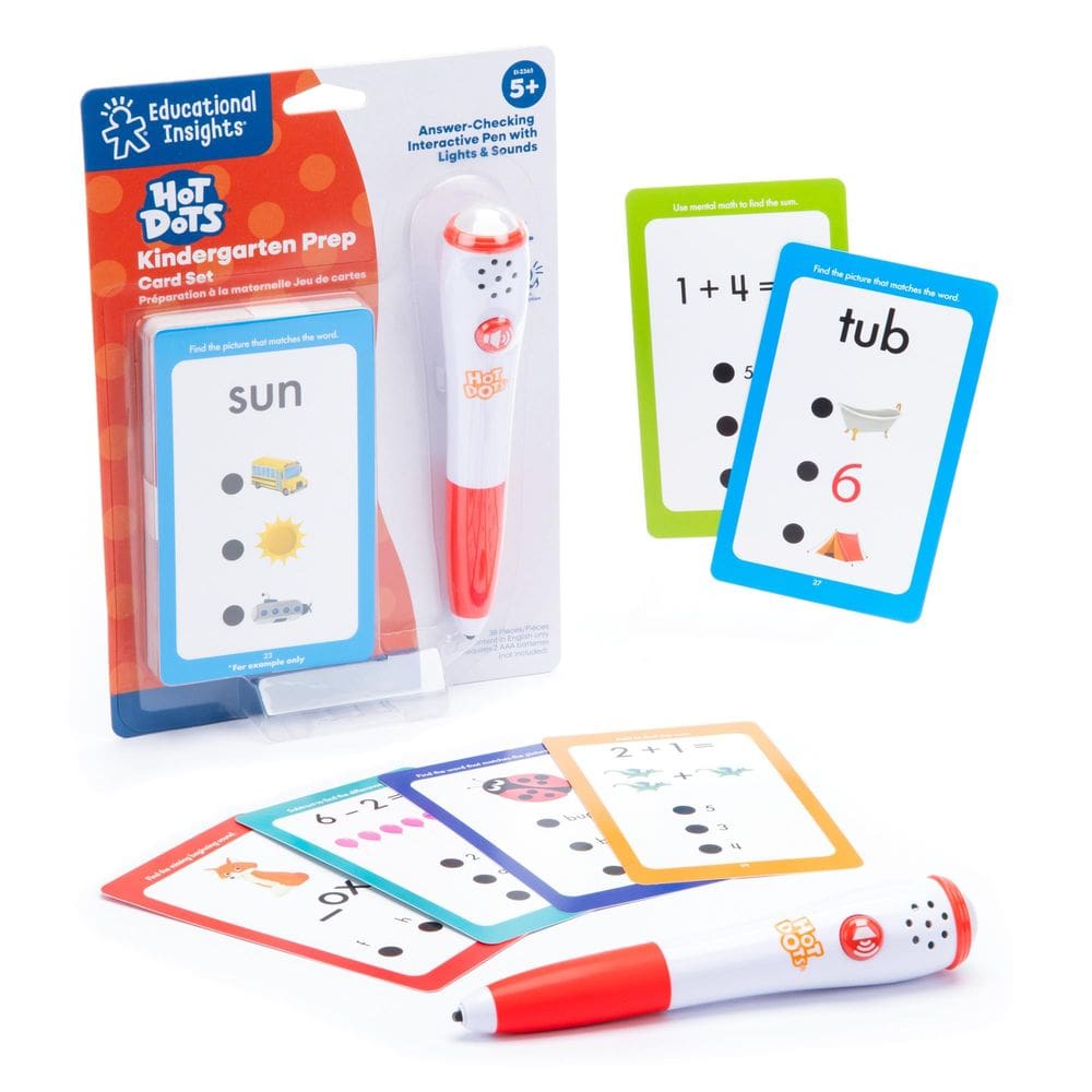 Conjunto de preparação para o jardim de infância Educational Insights Hot Dots